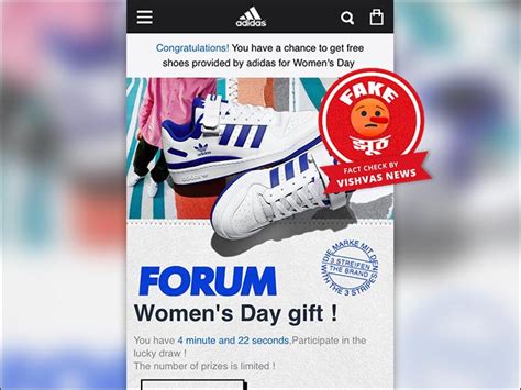 adidas womens day gift fake|adidas shoes for women scam.